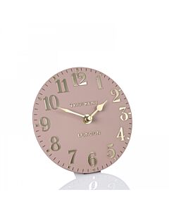 Thomas Kent Arabic Blush Pink Small Mantel Clock